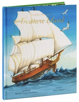 Cover for Treasure Island - Classic Stories (Hardcover Book) [Adapted edition] (2021)