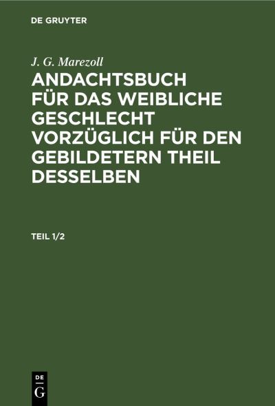 Cover for J. G. Marezoll (N/A) (1901)
