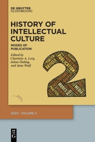 Cover for Charlotte A. Lerg · History of Intellectual Culture 2/2023 (Book) (2023)