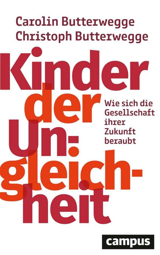 Cover for Carolin Butterwegge · Kinder der Ungleichheit (Hardcover bog) (2021)