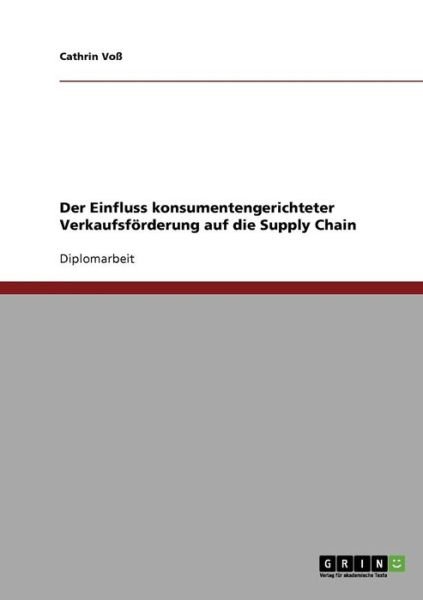 Cover for Voß · Der Einfluss konsumentengerichteter (Book) [German edition] (2013)