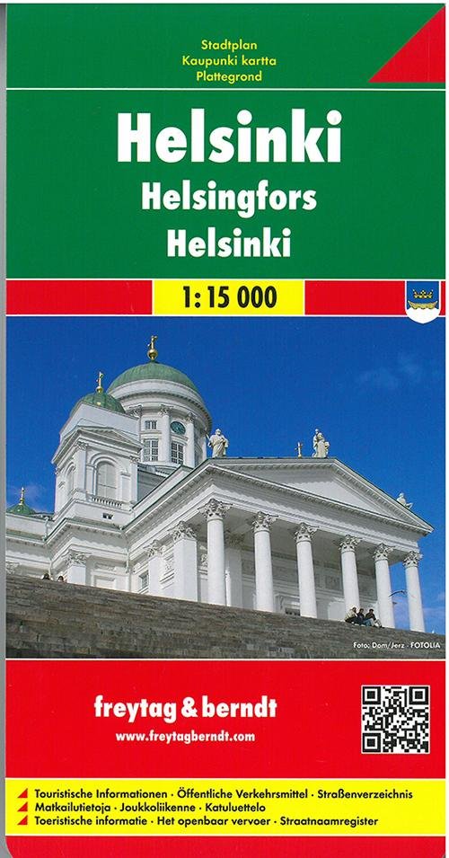 Cover for Freytag &amp; Berndt · Helsinki - Helsingfors City Map (Gebundenes Buch) (2010)