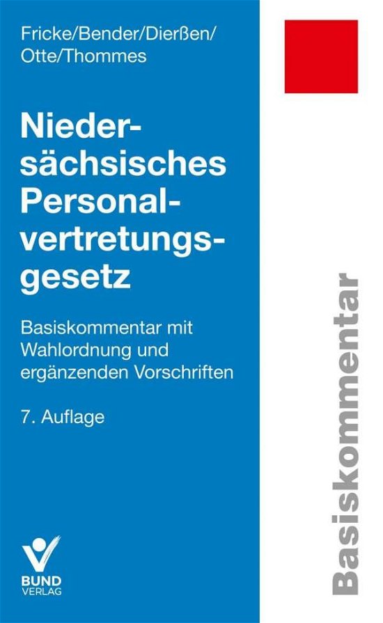 Cover for Fricke · Niedersächsisches Personalvertre (Book)