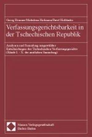 Cover for Georg Brunner · Verfassungsgerichtsbarkeit in der Tschechischen Republik (N/A) [1. Aufl. edition] (2022)