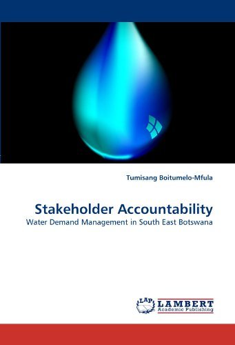 Cover for Tumisang Boitumelo-mfula · Stakeholder Accountability: Water Demand Management in South East Botswana (Pocketbok) (2011)