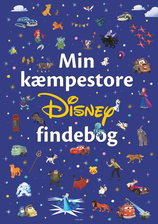 Cover for Disney · Min kæmpestore Disney findebog (Cardboard Book) [1.º edición] (2025)