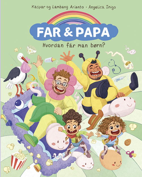 Lambang Arianto Kaspar Arianto · Far & Papa: Far & Papa - Hvordan får man børn? (Indbundet Bog) [1. udgave] (2024)