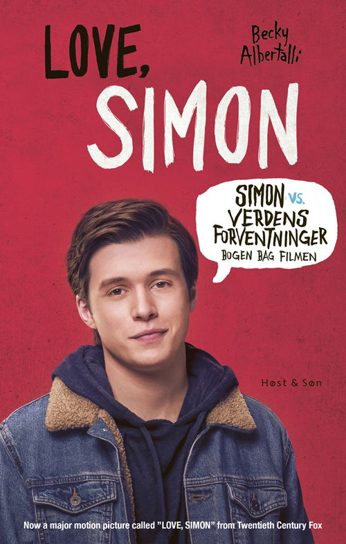 Love, Simon - filmudgave - Becky Albertalli - Bøger - Høst og Søn - 9788763860833 - 1. august 2018