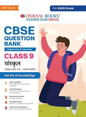 Cover for Oswaal Editorial Board · CBSE Question Bank Chapterwise and Topicwise SOLVED PAPERS_Class 9_Sanskrit_For Exam 2024-25 (Book) (2023)