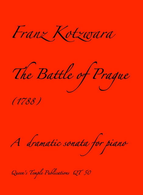 Cover for Kotzwara's Battle of Prague (Sheet music) (2009)