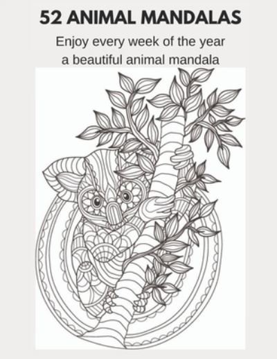 Cover for Pascal Berger · 52 Animal Mandalas (Pocketbok) (2020)