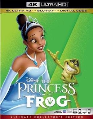 Cover for Princess &amp; the Frog (4K UHD Blu-ray) (2019)