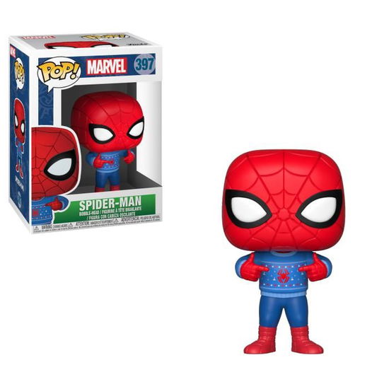 Cover for Funko Pop! Marvel: · Holiday - Spider-man W/ Ugly Sweater (Funko POP!) (2018)