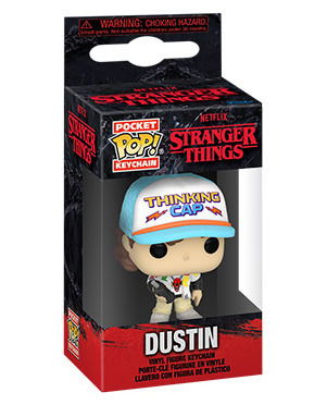 Funko Keychain - Stranger Things Season 4  - Dustin - Funko Pop! Keychain: - Merchandise - Funko - 0889698623834 - August 7, 2022