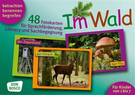 Cover for Lehner · Im Wald. 48 Fotokarten für Sprac (Book)