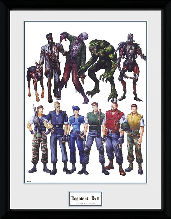 Resident Evil: Concept Art (Stampa In Cornice 30x40 Cm) - Resident Evil - Merchandise -  - 5028486376834 - 