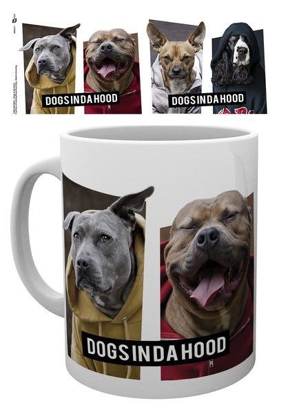Dogs In Da Hood: Faces (Mug) - Gb Eye - Merchandise - Gb Eye - 5028486389834 - 