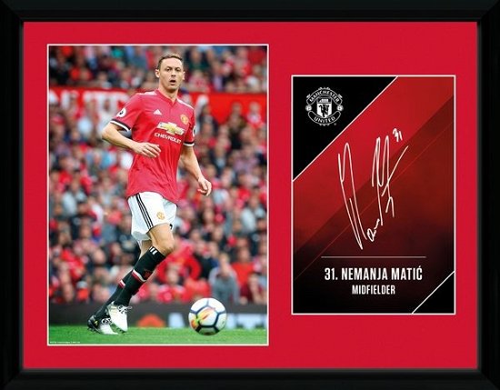 Cover for Manchester United · Manchester United: Matic 17/18 (Stampa In Cornice 30X40 Cm) (MERCH)