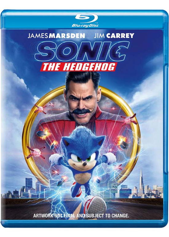 Cover for Sonic the Hedgehog BD · Sonic The Hedgehog (Blu-ray) (2020)