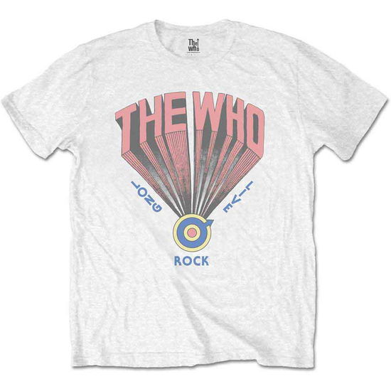 The Who Unisex T-Shirt: Long Live Rock - The Who - Gadżety - Rockoff - 5056170636834 - 30 lipca 2024