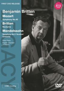 Legacy: Benjamin Britten - Mozart / Britten / Pears / Eco - Filmes - ICA Classics - 5060244550834 - 25 de setembro de 2012