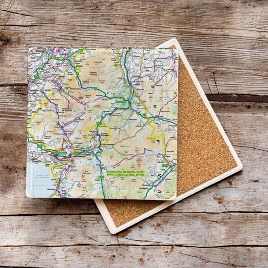 Cover for OS Map Ceramic Single Coaster - Snowdonia National Park (MERCH) (2025)