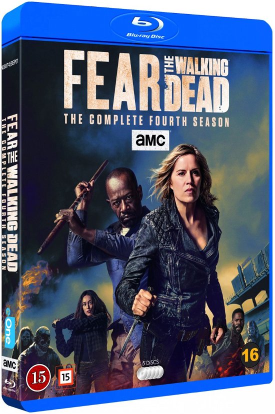 Cover for Fear The Walking Dead · Fear The Walking Dead – The Complete Fourth Season (Blu-ray) (2018)