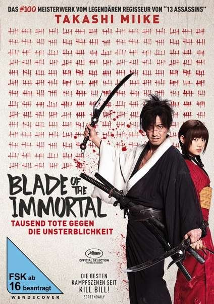 Cover for Takashi Miike · Blade of the Immortal (DVD) (2018)