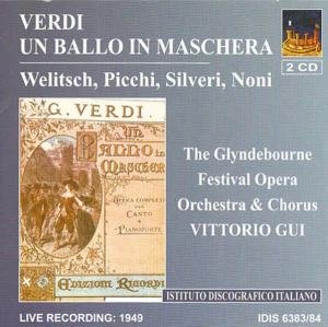 Cover for Verdi / Alan / Loring / Noni · Un Ballo in Mascher (CD) (2002)