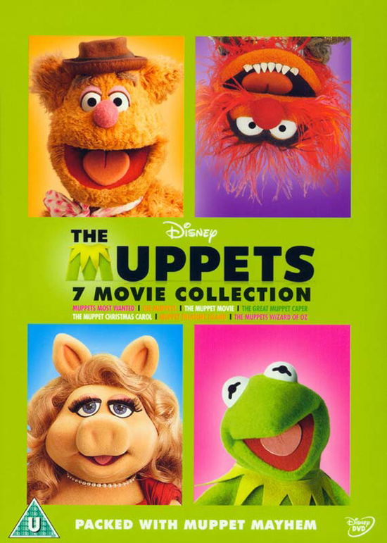 The Muppets Movie Collection (7 Films) - The Muppets 7 Pack - Elokuva - Walt Disney - 8717418436834 - maanantai 11. elokuuta 2014