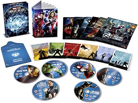 Cover for Marvel Studios Cinematic Unive · Marvel Cinematic Universe Phase 1 Box Set (DVD) (2018)