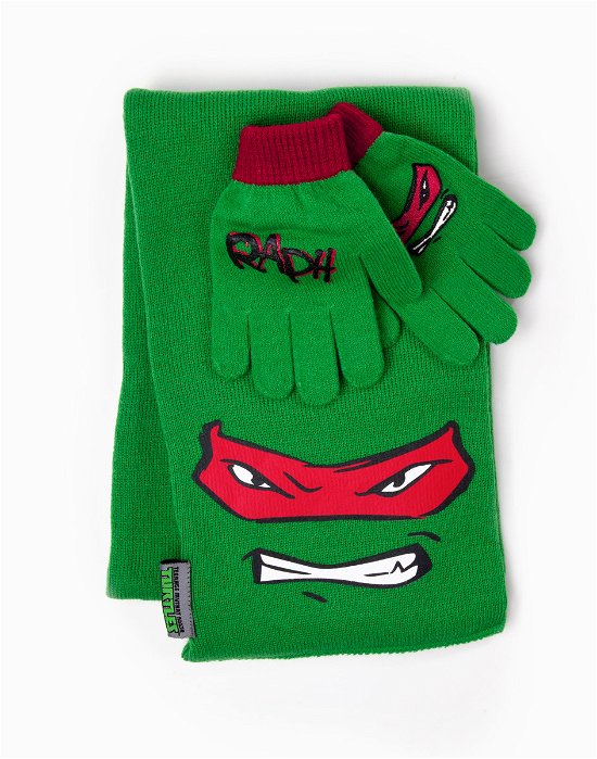 Cover for Teenage Mutant Ninja Turtles · Scarf And Gloves, Raphael  (Sciarpa E Guanti) (T-shirt)