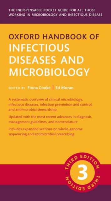 Cover for Ed Moran · Oxford Handbook of Infectious Diseases and Microbiology 3e - Oxford Medical Handbooks (Pocketbok) [3 Revised edition] (2024)