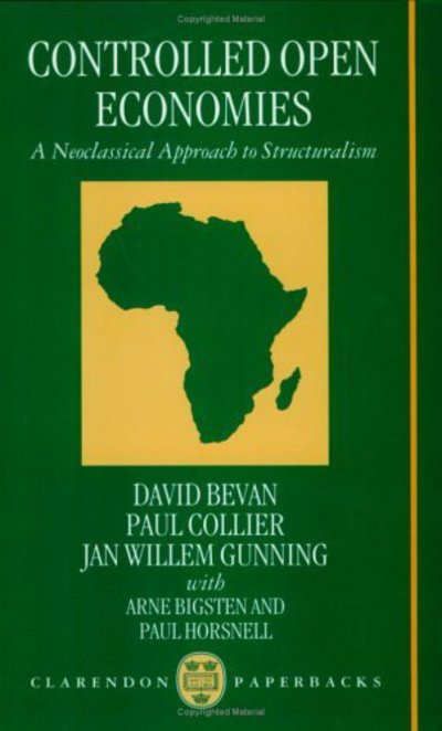 Cover for David Bevan · Controlled Open Economies (Book) (1994)