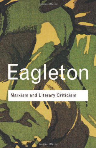 Cover for Terry Eagleton · Marxism and Literary Criticism (Hardcover Book) (2002)