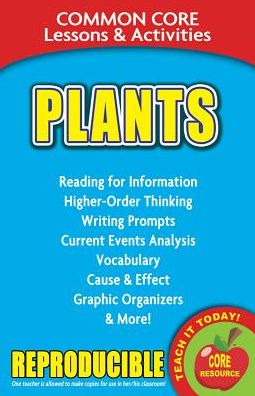 Cover for Carole Marsh · Plants - Common Core Lessons and Activities (Book) (2015)