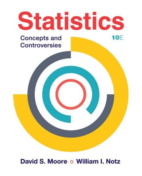 Cover for David S. Moore · Statistics: Concepts and Controversies (Paperback Book) [10th ed. 2020 edition] (2019)