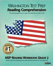 Cover for Test Master Press Washington · Washington Test Prep Reading Comprehension Msp Reading Workbook Grade 2: Aligned to the Grade 2 Common Core Standards (Paperback Bog) (2012)