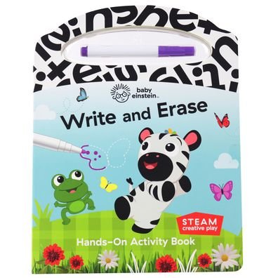Cover for Pi Kids · Write and Erase Baby Einstein (Board book) (2021)