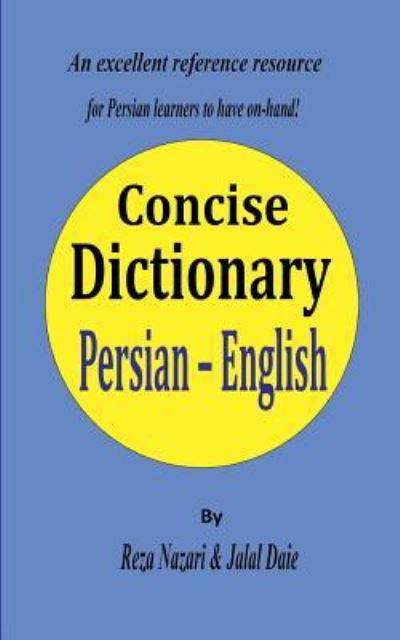 Cover for Jalal Daie · Persian - English Concise Dictionary (Paperback Book) (2017)