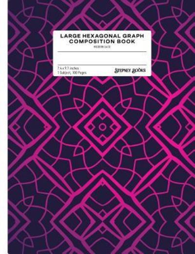 Cover for Stepney Books · Large Hexagonal Graph Composition Book (Paperback Book) (2018)