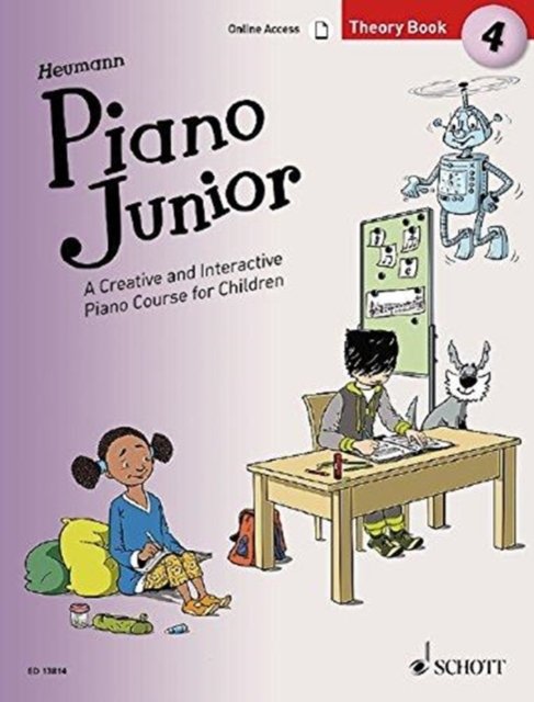 Cover for Hans-Gunter Heumann · Piano Junior: Theory Book 4: A Creative and Interactive Piano Course for Children - Piano Junior (Sheet music) (2018)