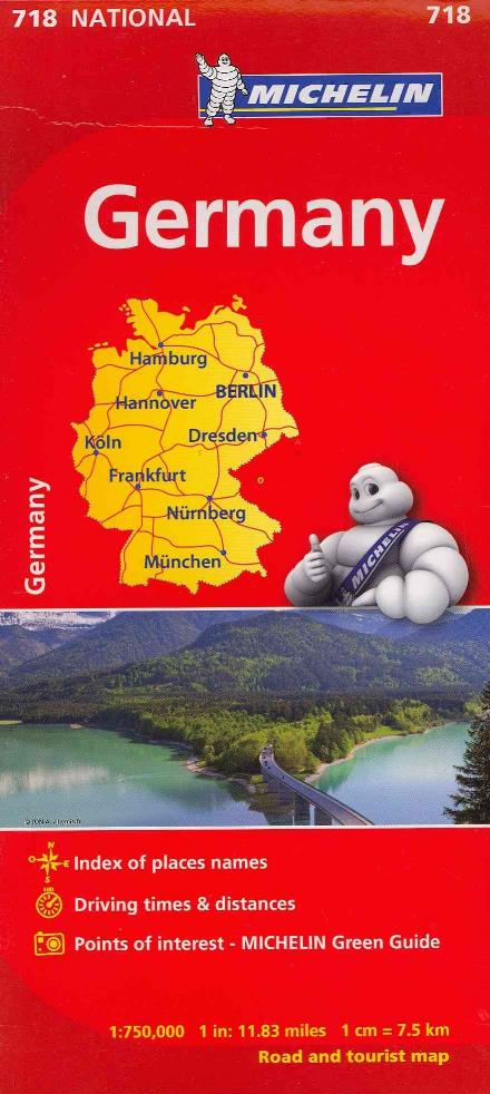 Cover for Michelin Travel &amp; Lifestyle · Germany (Maps / Country (Michelin)) (Map) [10th edition] (2017)