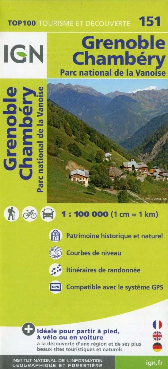 IGN TOP100: Grenoble - Chambéry - Ign - Bøger - IGN - 9782758526834 - 31. marts 2015
