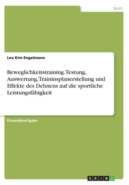 Cover for Engelmann · Beweglichkeitstraining. Testu (Book)