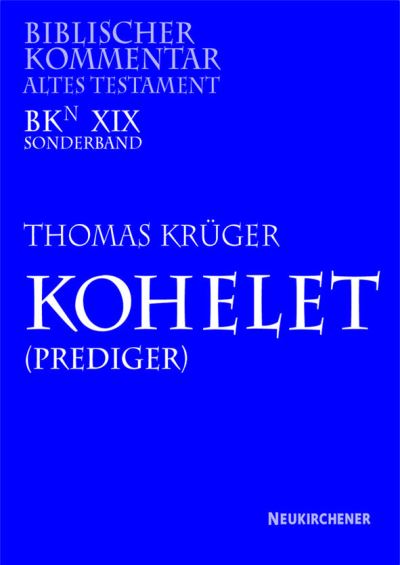 Cover for Thomas Krüger · Kohelet (Buch) (2000)