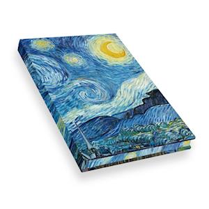 Cover for Notizbuch Echtleinen Van Gogh Die Sternennacht (Book) (2025)