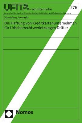 Cover for Jaworski · Die Haftung von Kreditkartenun (Book) (2016)