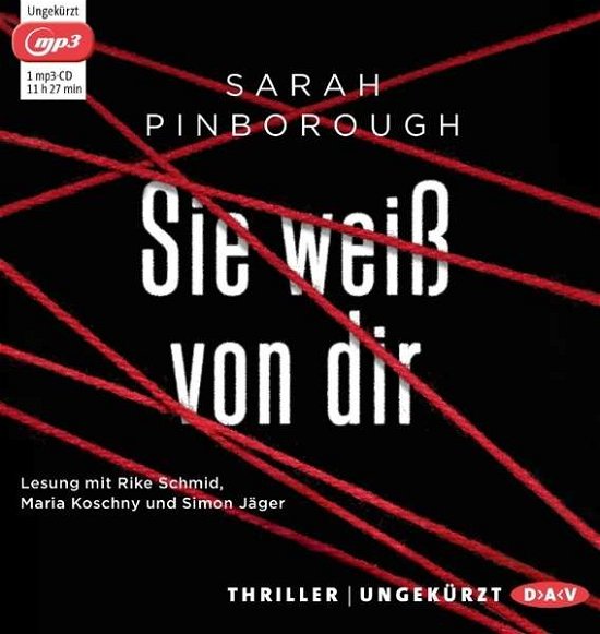 Cover for Sarah Pinborough · CD Sie weiß von dir (CD) (2016)