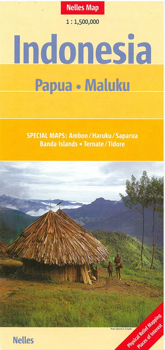 Nelles Map Indonesia bl. 7: Papua, Maluku* Nelles Maps - Nelles Verlag - Książki - Nelles verlag - 9783865742834 - 31 grudnia 2013